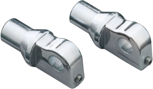 Kuryakyn Adjustable Stop Male Mount Adaptors In Chrome