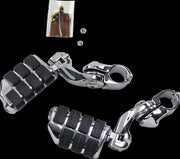 Kuryakyn Tour-Tech Cruise Mounts With Short Arm And Dually ISO-Pegs In Chrome #KUR4523