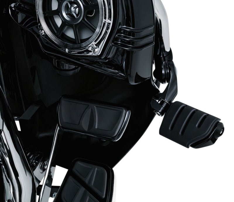 Kuryakyn Tour-Tech Cruise Mounts With Short Arm In Gloss Black #KUR7574