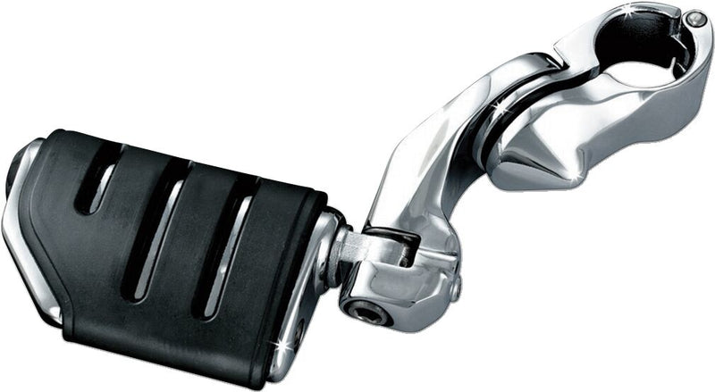 Kuryakyn Tour-Tech Short Arm Cruise Mounts With Trident Dually ISO-Pegs In Chrome #KUR7585