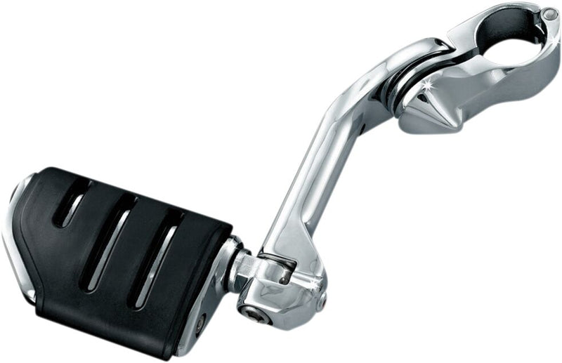 Kuryakyn Tour-Tech Long Arm Cruise Mounts With Trident Dually ISO-Pegs In Chrome #KUR7586