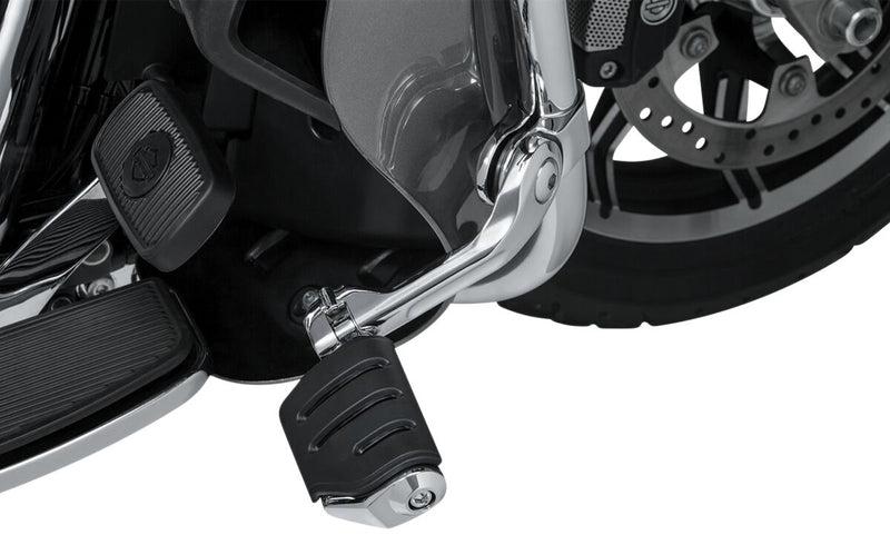 Kuryakyn Tour-Tech Long Arm Cruise Mounts With Trident Dually ISO-Pegs In Chrome