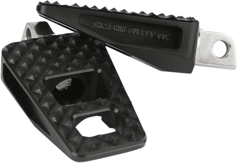 Thrashin Supply Co. Extra Grip Rider Footpegs In Black