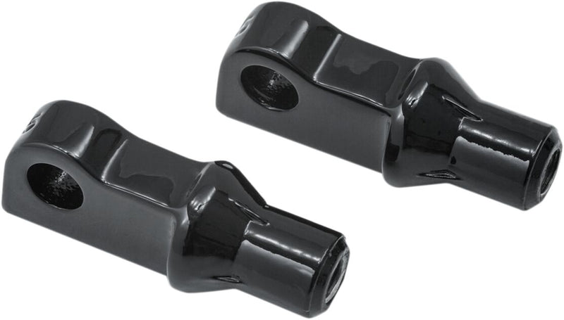 Kuryakyn Tapered Peg Adaptors For Harley-Davidson Sportster Motorcycles In Gloss Black #KUR8887