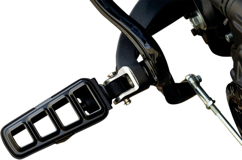 Kuryakyn Front Splined Peg Adaptors For Indian & Victory Motorcycles In Satin Black