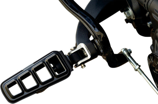 Kuryakyn Front Splined Peg Adaptors For Indian & Victory Motorcycles In Satin Black