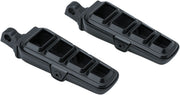 Kuryakyn Dillinger Pegs With Male Mount Adaptors In Satin Black #KUR6667