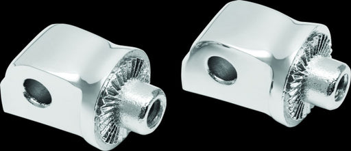Kuryakyn Splined Passenger Pegs Adaptor For Harley-Davidson 2018-2024 Softail & LiveWire Motorcycles In Chrome