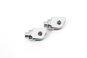 Kuryakyn Front Splined Male Mount Peg Adaptors For Harley-Davidson Softail 2018-2023 & 2020-2022 LiveWire Motorcycles In Chrome