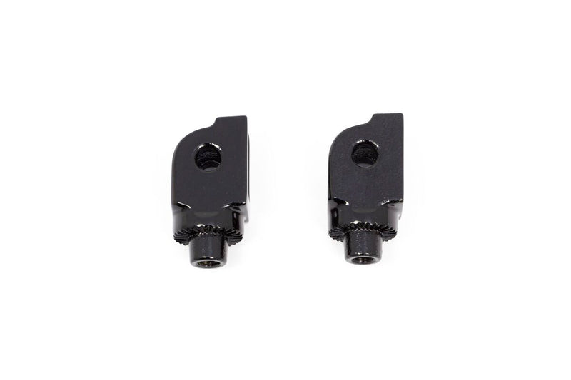 Kuryakyn Splined Rider Male Mount Peg Adaptors For Harley-Davidson Softail 2018-2023 & 2020-2022 LiveWire Motorcycles In Gloss Black