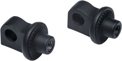 Kuryakyn Adjustable Stop Splined Peg Adaptors in Black