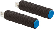Arlen Ness Blue Knurled Fusion Footpeg #07-937