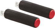 Arlen Ness Red Knurled Fusion Footpeg #07-938