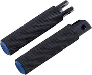 Arlen Ness Blue Knurled Fusion Drivers Footpeg for 2018-2026 Harley-Davidson Softail Motorcycles #07-950