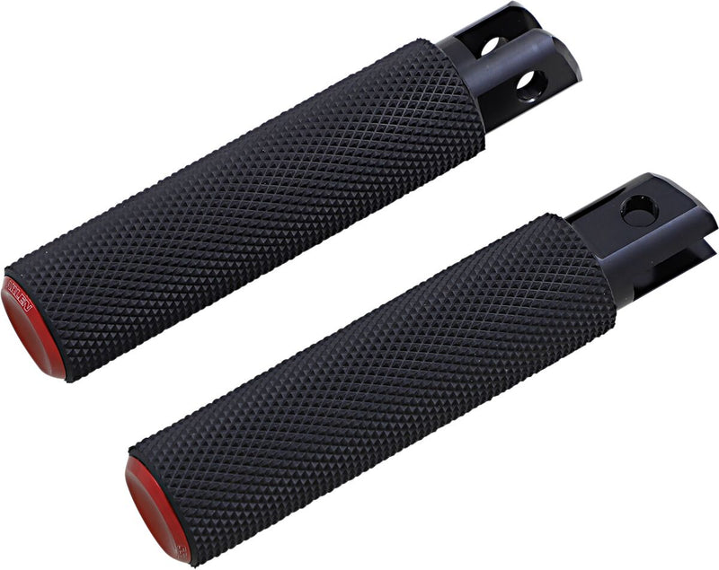 Arlen Ness Red Knurled Fusion Drivers Footpeg for 2018-2026 Harley-Davidson Softail Motorcycles #07-954