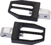 Thrashin Supply Co. Militant Passenger Footpegs In Black For 2018-2025 Softail Models