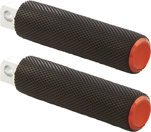 Arlen Ness Orange Knurled Male Mount Footpeg #07-902