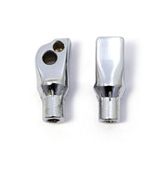 Kuryakyn Tapered Passenger Peg Adaptors For Harley-Davidson 2018-2023 Softail & LiveWire Motorcycles In Chrome #KUR8925