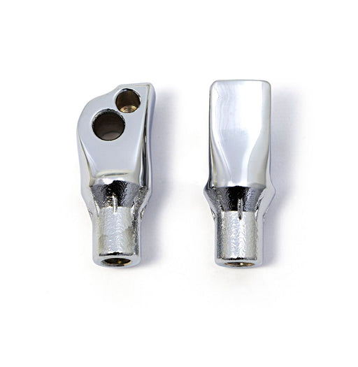 Kuryakyn Tapered Passenger Peg Adaptors For Harley-Davidson 2018-2023 Softail & LiveWire Motorcycles In Chrome