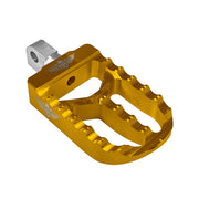 Heinz Bikes MX Driver Footpegs In Gold For Harley-Davidson 2018-2025 Softail & 2021-2025 Sportster RH Models