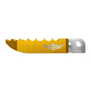 Heinz Bikes MX Driver Footpegs In Gold For Harley-Davidson 2018-2025 Softail & 2021-2025 Sportster RH Models