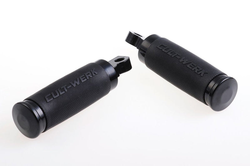 Cult Werk Footpeg Race for 2002-2017 Harley-Davidson Racer Foot Pegs Footrest Aluminium Rubber Set