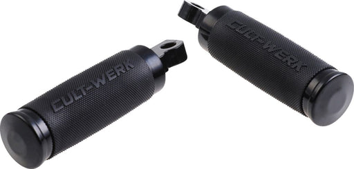 Cult Werk Footpeg Race for 2002-2017 Harley-Davidson Racer Foot Pegs Footrest Aluminium Rubber Set