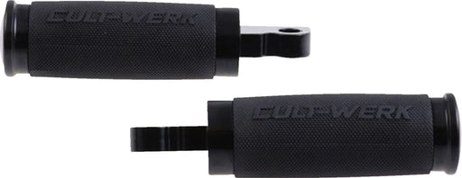Cult Werk Footpeg Race for 1986-2022 Harley-Davidson Racer Foot Pegs Footrest Aluminium Rubber Set