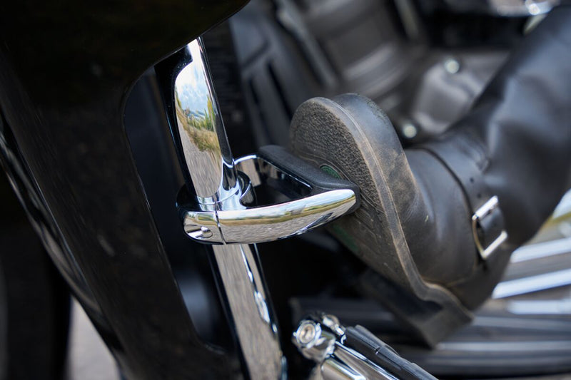 Ciro RydeCulture™ Foot Rests Foot Pegs Chrome Silver Pair