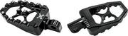 Burly Brand MX Evolution Pegs for 1997-2022 Harley-Davidson Foot Pegs Black Square Aluminium Pair