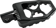 Burly Brand MX Evolution Pegs for 1997-2022 Harley-Davidson Foot Pegs Black Square Aluminium Pair