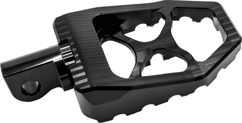 Burly Brand MX Evolution Pegs for 1997-2022 Harley-Davidson Foot Pegs Black Square Aluminium Pair