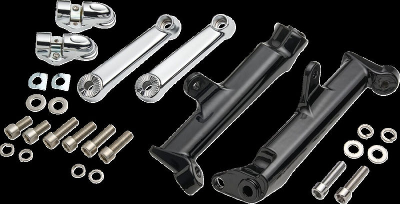 Ciro Frame Mounted Adjustable Highway Peg Mount for 2009-2026 Harley-Davidson Mount Kit Chrome Silver Standard Left Right Cruise Peg