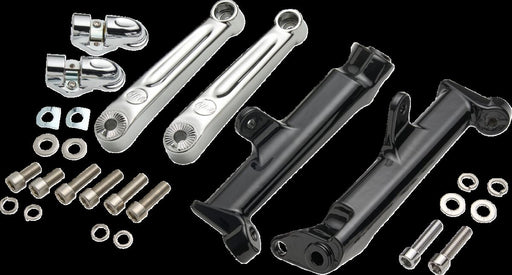 Ciro Frame Mounted Adjustable Highway Peg Mount for 2009-2026 Harley-Davidson Mount Kit Chrome Silver Left Right Cruise Peg