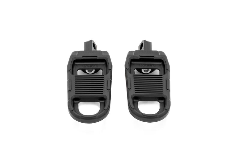 Drag Specialties ADJUSTABLE FOOTPEGS Foot Pegs Black Left Right Folding Aluminium Pair #RGK2-B001-BD