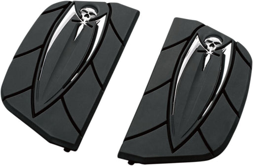 Kuryakyn Zombie Inserts For Harley-Davidson D-Shaped Passenger Boards In Black