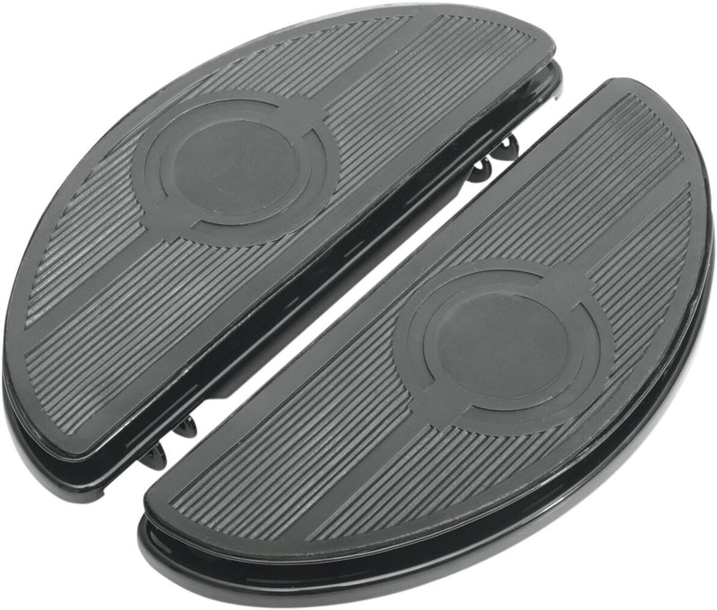 Drag Specialties Vintage Half-moon Style Floorboards #17-0418NB