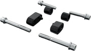 Kuryakyn Driver Floorboard Spacers For Harley-Davidson 2009-2023 Touring Models In Gloss Black