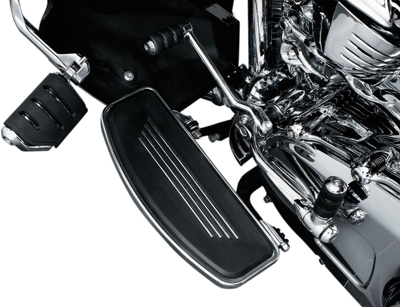 Kuryakyn Premium Inserts For Harley-Davidson Traditional Driver Floorboard In Black