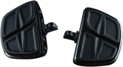 Kuryakyn Kinetic Mini Boards With Male Mount Adaptors In Gloss Black #KUR7612