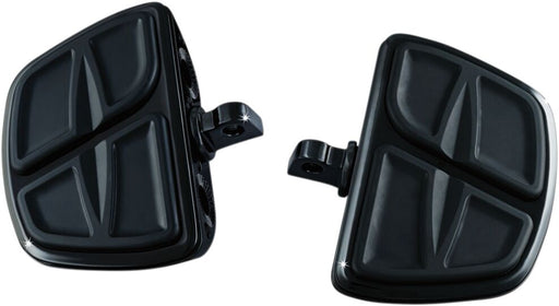 Kuryakyn Kinetic Mini Boards With Male Mount Adaptors In Gloss Black