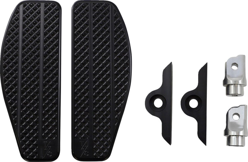 Thrashin Supply Co. Mini Rider Floorboards In Black For 2018-2025 Softail & 2021-2025 Sportster RH Models