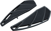Kuryakyn Phantom Driver Floorboards In Gloss Black For Indian Motorcycles