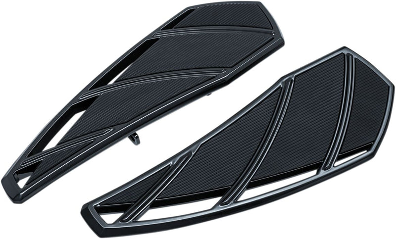 Kuryakyn Phantom Driver Floorboards In Gloss Black For Indian Motorcycles