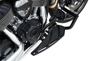 Kuryakyn Phantom Driver Floorboards In Gloss Black For Indian Motorcycles
