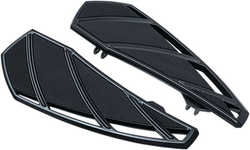 Kuryakyn Phantom Driver Floorboards In Gloss Black #KUR5793