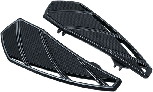 Kuryakyn Phantom Driver Floorboards In Gloss Black
