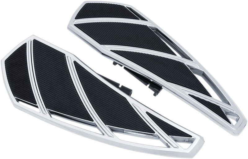Kuryakyn Phantom Driver Floorboards In Chrome For Harley-Davidson 2018-2025 Softail Motorcycles #KUR5794