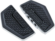 Kuryakyn Hex Folding Floorboards in Chrome #KUR5908