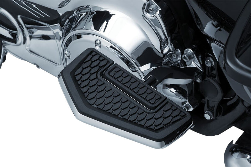 Kuryakyn Hex Folding Floorboards in Chrome #KUR5908